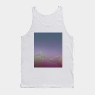 Minimalistic mountains Tank Top